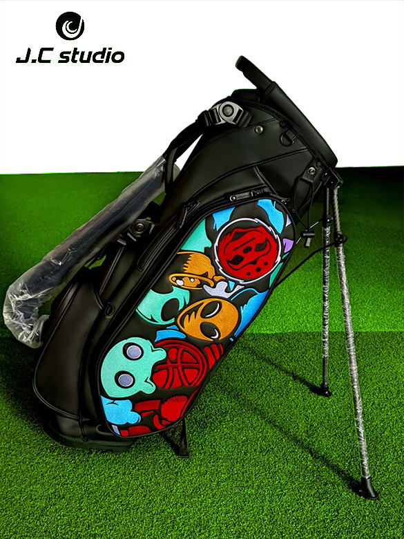 Golf Bag with Alien Pattern