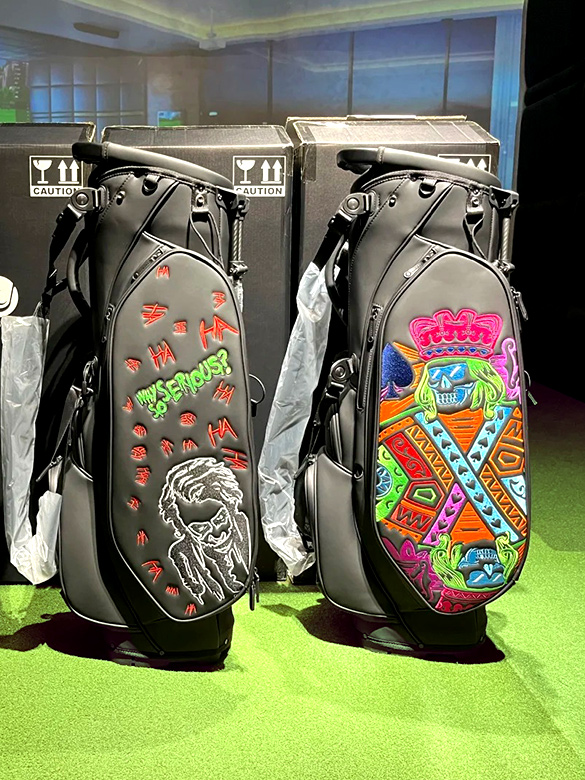 Golf Bag of Poker Kitty and Monster