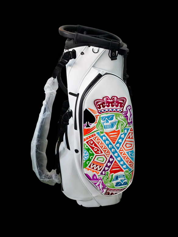 Golf Bag with Poker Pattern