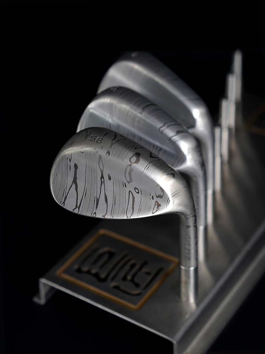 J.C studio Damascus steel wedge