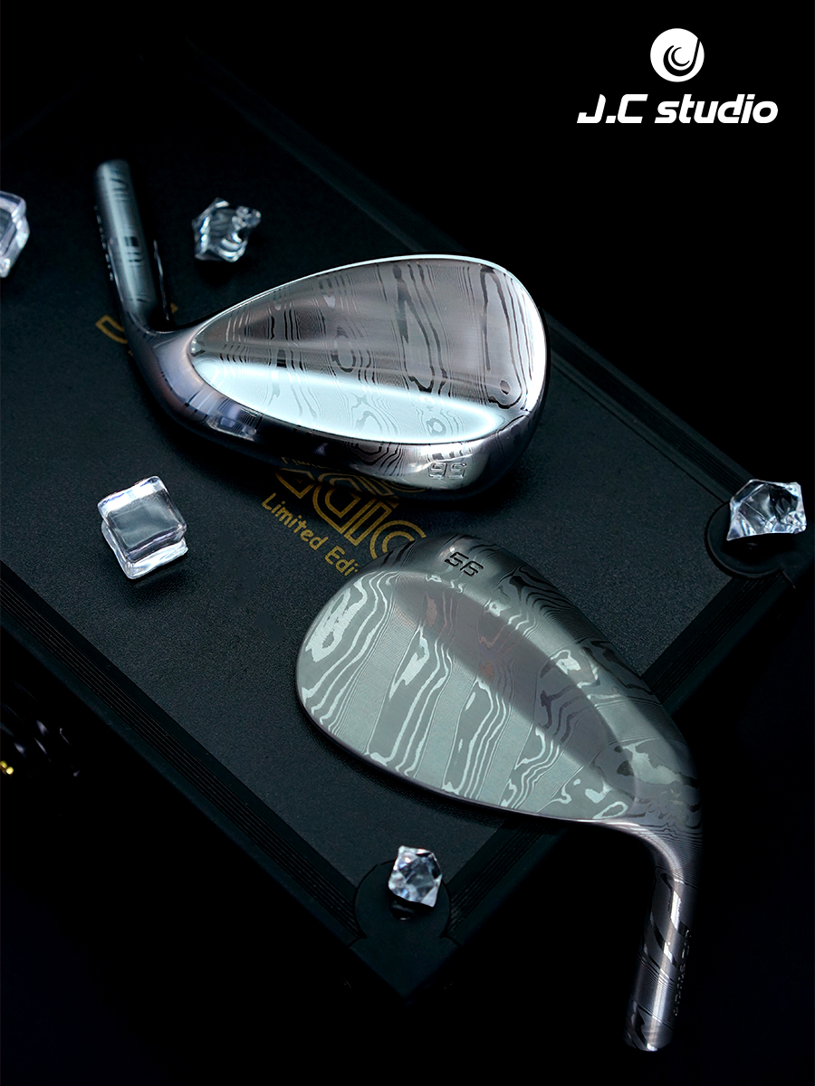 J.C studio Damascus steel wedge